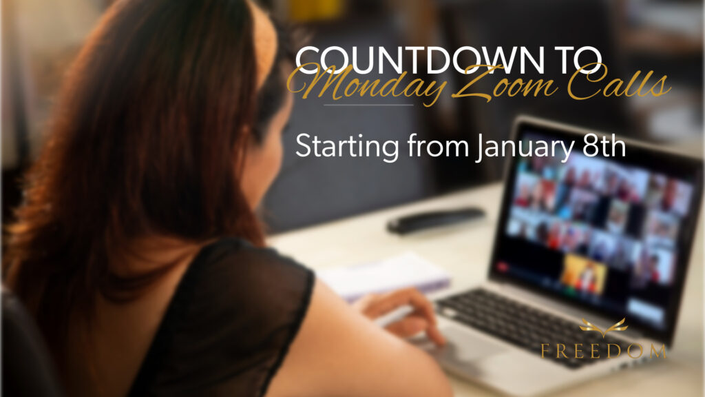 Monday Zoom calls are back! Starting 8th of January