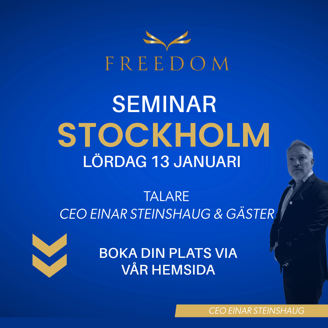 Seminar Stockholm Lördagen 13 januari
