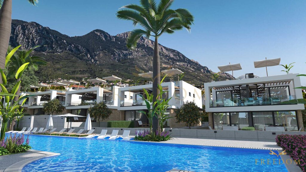 Exquisite villas, property of the weekend in Lapta North Cyprus