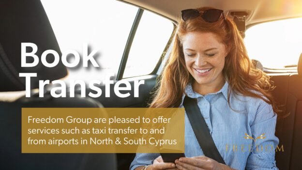 Book Transfer with Freedom from North & South Cyprus when traveling to North Cyprus