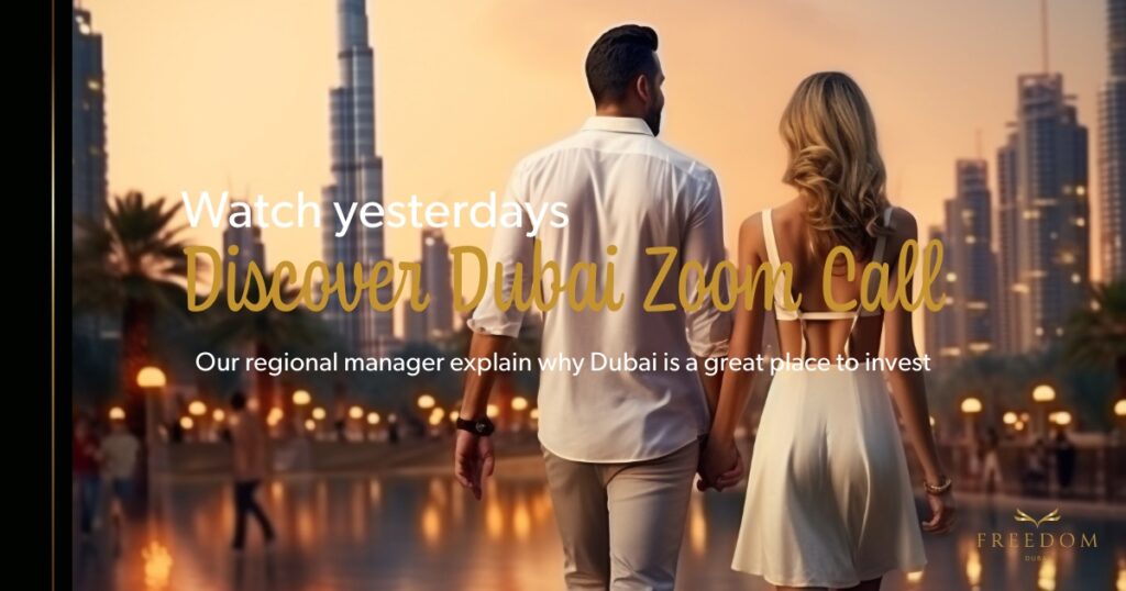 Our regional manager explain why Dubai is a great place to invest!