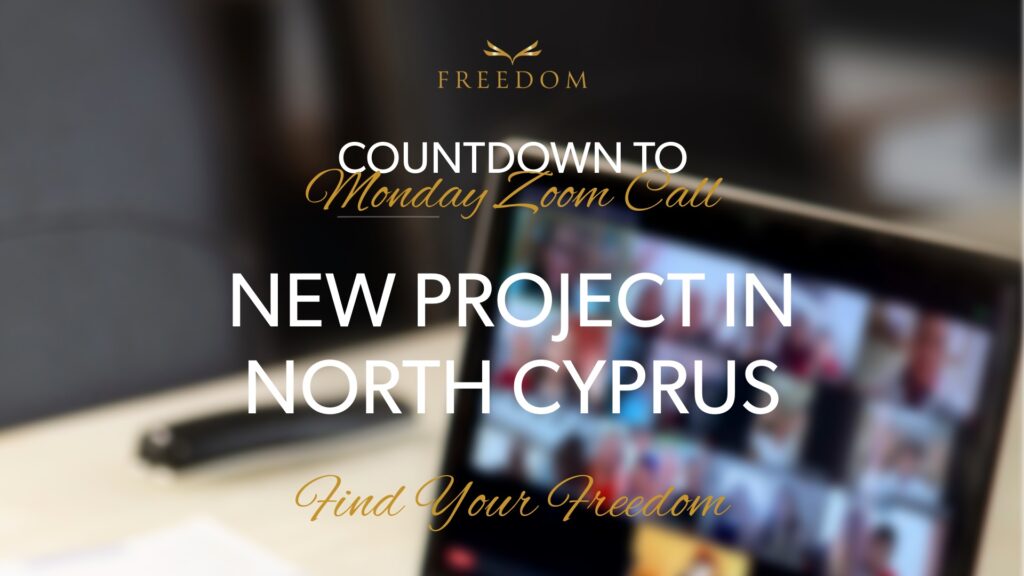 New exciting project in North Cyprus next Monday zoom call